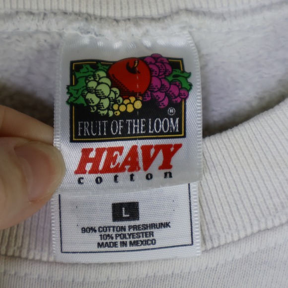 Vintage 1998 Palm Springs California Hiking Sweatshirt White Adult Large - Picture 4 of 14